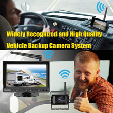 Wireless Backup Camera for RV Truck Trailer Bus, VECLESUS VMW7 1080P Digital Wireless Backup Camera System, IP69k Waterproof, Super Night Vision, Maximum Transmission Distance Over 100FT(30M)