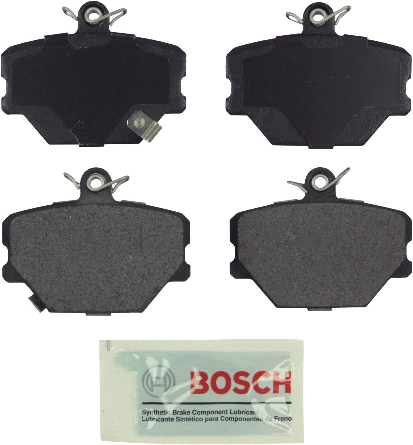 Bosch BE1252 Blue Disc Brake Pad Set for Smart: 2004 Cabrio, 2004 City-Coupe, 2004 Crossblade, 2005-15 Fortwo, 2004 Roadster - FRONT