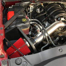 Spectre Performance Air Intake Kit with Washable Air Filter: 2014-2016 Chevy/GMC (Silverado 1500, Sierra 1500) 4.3L V6, Red Oiled Filter with Polished Aluminum Tube, SPE-9026
