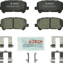 Bosch BC1281 QuietCast Premium Ceramic Disc Brake Pad Set For: Acura MDX, ZDX; Honda Odyssey, Pilot, Rear