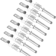 Qiilu 8Pcs/Set Universal Ignition Plug 12563554 Sparking Glow Plug Fit for GMC 6.5L 6.2L Car Replacement