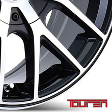 Touren TR60 16 Machined Black Wheel/Rim 5x100 & 5x4.5 with a 42mm Offset and a 72.62 Hub Bore. Partnumber 3260-6703B
