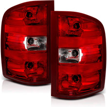 AmeriLite Red Replacement Brake Tail Light Set for Chevy Silverado w/Bulb and Harness