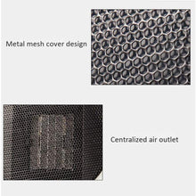 Zyyqt Mini Desktop Heater, Small Home Office Heater, Solar Dormitories Portable Air Conditioner (Color : Black)