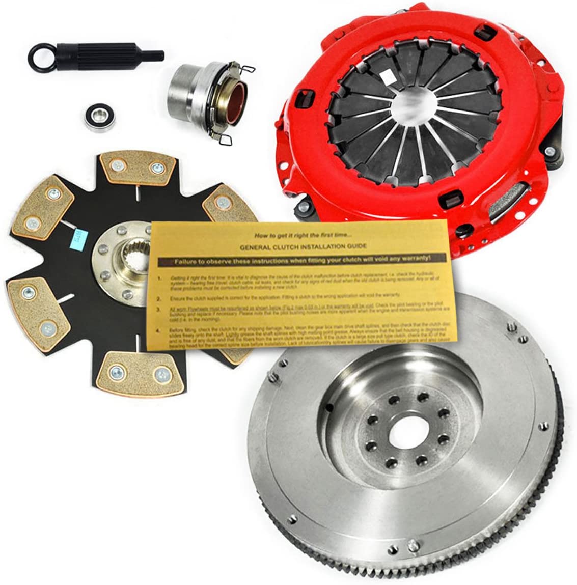 EFT STAGE 4 CLUTCH KIT & FLYWHEEL FOR TOYOTA TACOMA TUNDRA T100 4RUNNER 3.4L V6