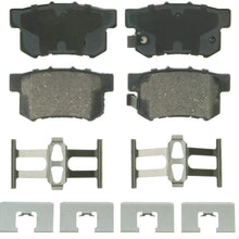 Wagner QuickStop ZD536 Ceramic Disc Pad Set Includes Pad Installation Hardware, Rear