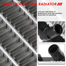 13055 OE Style Aluminum Core Cooling Radiator Replacement for Cadillac CTS 3.6L AT 08-14