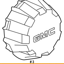 GM 22909150 CAP ASM-WHL TR
