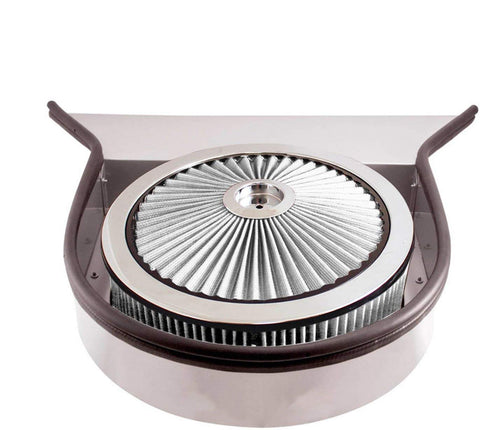 Spectre Performance 98393 Xtraflow Cowl Hood Tray Air Cleaner with White hpR Filter