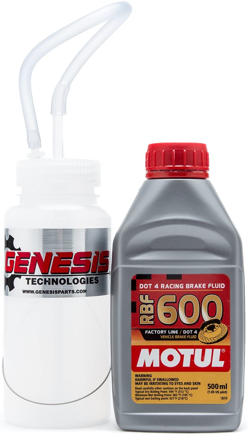 Brake Bleeding Kit With Cable Mount Bottle And Motul 8068HL RBF 600