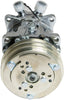 Top Street Performance HC5003C A/C Compressor with Silver Clutch (Chromed V-Belt Sanden 508 R134A Type)