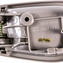Replacement Front Right Passenger Side Gray Door Handle for 98-02 Toyota Corolla TO1353165 (1998, 2000, 2001, 2002)