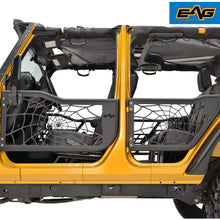 EAG Tubular Spyder Web Door with Side View Mirror Fit for 07-18 Jeep Wrangler JK 4 Door Only