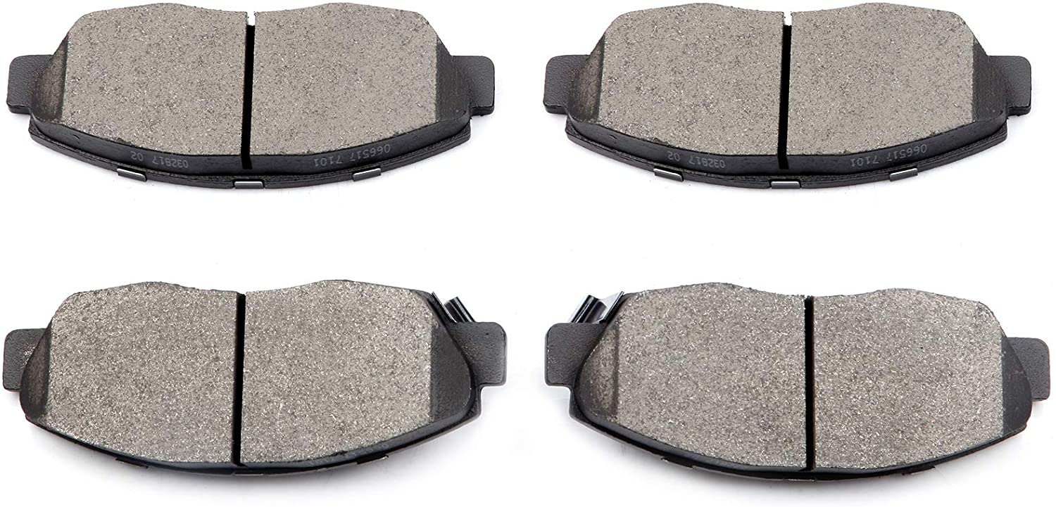 Brake Pads,ECCPP 4pcs Front Ceramic Disc Brake Pads Kits for 1998 1999 2001 2002 Honda Accord,1996 1997 1998 1999 2000 2001 2002 2003 2004 2005 2006 2007 2009 2010 2011 Honda Civic