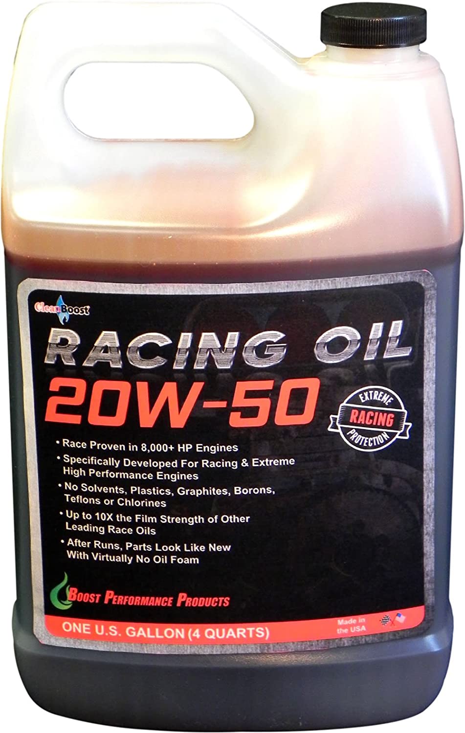 Boost Performance Products CleanBoost 20W50 Racing Oil - 1 Gallon