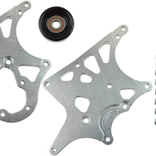 ICT Billet Corvette LS Alternator & Power Steering Pump Bracket Accessory Kit Turbo LS1 551521X-1