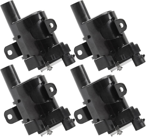 LSAILON Pack of 4 Ignition Coil Fit for Chev-y/Buick/Cadillac/GMC/Hummer/Isuzu/Workhorse 1999-2007 Automobiles Compatible with OE: UF262 C1251