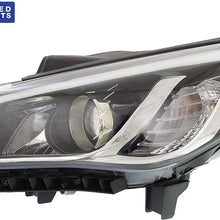 Garage-Pro Headlight for Hyundai Sonata 2015-2017 LH Assembly Halogen - CAPA