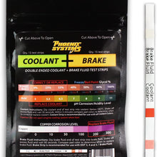 Phoenix Systems 8006-B Double-Ended Coolant + Brake Fluid Test Strips (15 foil wrapped test strips), 1 Pack