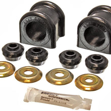Energy Suspension 5.5174G Sway Bar Bushing Set; Black; Front; Bar Dia. 32 mm; Performance Polyurethane; Includes Sway Bar End Link Bushings;