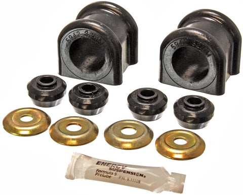 Energy Suspension 5.5174G Sway Bar Bushing Set; Black; Front; Bar Dia. 32 mm; Performance Polyurethane; Includes Sway Bar End Link Bushings;