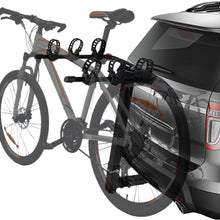 2 Inches Hitch Fold-Up Mount Rear Trailer Bicycle/Bike Rack Carrier Storage (Powdered Coated Black)