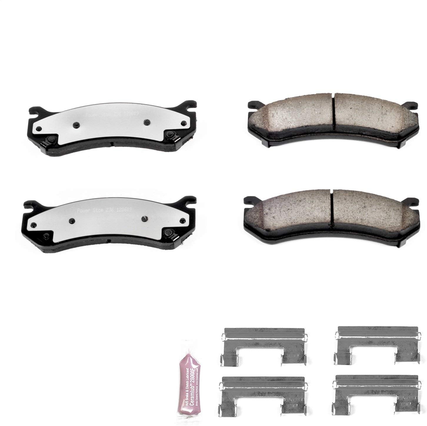 Power Stop Z36-785, Z36 Truck & Tow Carbon-Fiber Ceramic Front Brake Pads