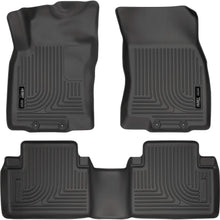 Husky Liners 98671 Black Weatherbeater Front & 2nd Seat Floor Liners Fits 2014-2019 Nissan Rogue