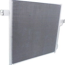 A/C Condenser Compatible with 2003-2005 Lincoln Aviator Aluminum Core