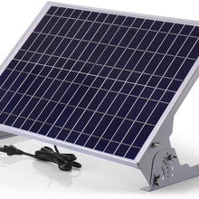 SUNER POWER 12V Waterproof Solar Battery Trickle Charger & Maintainer - 20 Watts Solar Panel Built-in Intelligent MPPT Solar Charge Controller + Adjustable Mount Bracket + SAE Connection Cable Kits