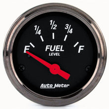 AUTO METER 1418 Designer Black Fuel Level Gauge