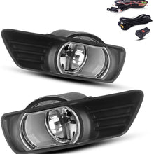 AUTOSAVER88 Fog Lights Compatible with 2007 2008 2009 Toyota Camry Clear Glass Lens with Wiring and Switch Kit