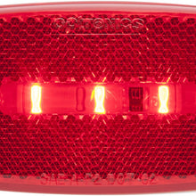 Optronics MCL32RBS Surface Mount LED Marker Clearance Light with Reflex, Red