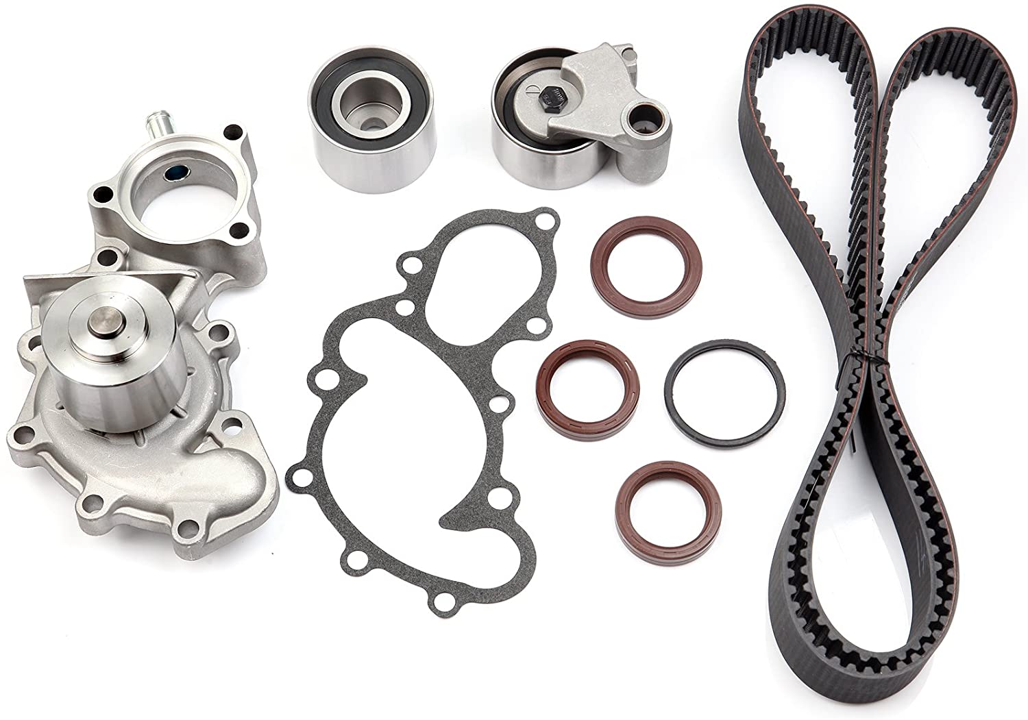 ECCPP Fits 95-04 Toyota Tacoma 4Runner T100 3.4L 3.4 DOHC 5VZFE Timing Belt Water Pump kit Tensioner