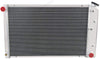 Primecooling 52MM 3 Row Core Aluminum Radiator +Fan (12 Inches Dia.) w/Louver Shroud for Chevy/GMC,C10 C20 C30 K10 K20 C/K 1970-87