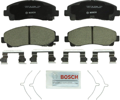 Bosch BC1584 QuietCast Premium Ceramic Disc Brake Pad Set For 2015-2017 Acura TLX; 2012-2014 Honda Ridgeline; Front