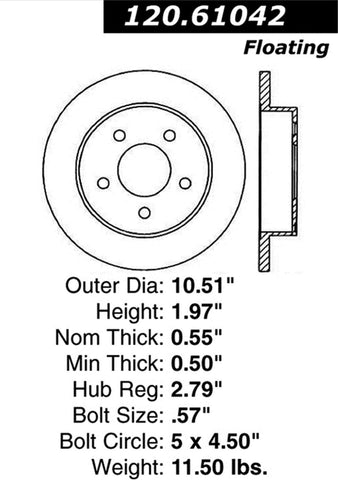 Stoptech 127.61042R Auto Part