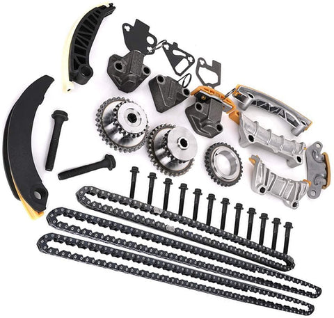 Exerock 9-0753S Timing Kit Engine Timing Chain Kit Compatible with Buick Enclave Lacrosse Cadillac CTS SRX Chevy Equinox Malibu Traverse GMC Acadia