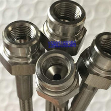 WHWEI Stainless Steel Braided PTFE Brake line with 28 Degree Banjo Fittings and Hexagonal Joint (Color : 70cm)