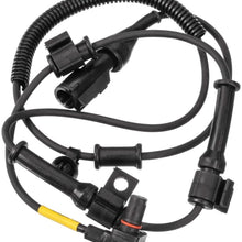 AUTEX 1pc ABS Wheel Speed Sensor Front Left/Right 6C3Z2C204BA ALS505 BRAB323 5S5896 695116 compatible with Ford F-250 Super Duty & F-350 Super Duty 2005 2006 2007 2008 2009 2010