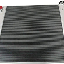 ALLOYWORKS 3 Row All Aluminum Radiator For 2003-2010 Dodge Ram 2500 3500 4000 4500 5500 Pickup 5.9L 6.7L Cummins Engines