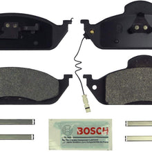 Bosch BE760H Blue Disc Brake Pad Set with Hardware For: Mercedes-Benz ML320, ML350, ML430, Front