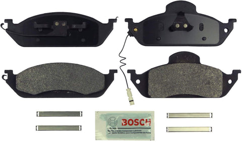 Bosch BE760H Blue Disc Brake Pad Set with Hardware For: Mercedes-Benz ML320, ML350, ML430, Front