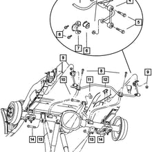 Mopar 52088896AA Sway Bar Link Kit