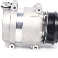 TBVECHI AC Compressor, A/C Compressor Air Conditioner Compressor CO 11027C Fit for Chevrolet Aveo Aveo5 2004 2005 2006 2007 2008 1.6L
