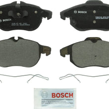 Bosch BP972 QuietCast Premium Semi-Metallic Disc Brake Pad Set For Saab: 2003-2011 9-3, 2010-2011 9-3X; Front