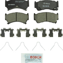 Bosch BC668 QuietCast Premium Ceramic Disc Brake Pad Set For Nissan: 1995-1998 200SX, 1995-1999 Sentra; Front