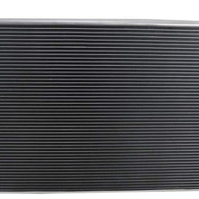 CoolingSky 3 Row All Aluminum Radiator for 1998-2002 Dodge Ram 1500 2500 3500 V8 5.9 Gas Engine