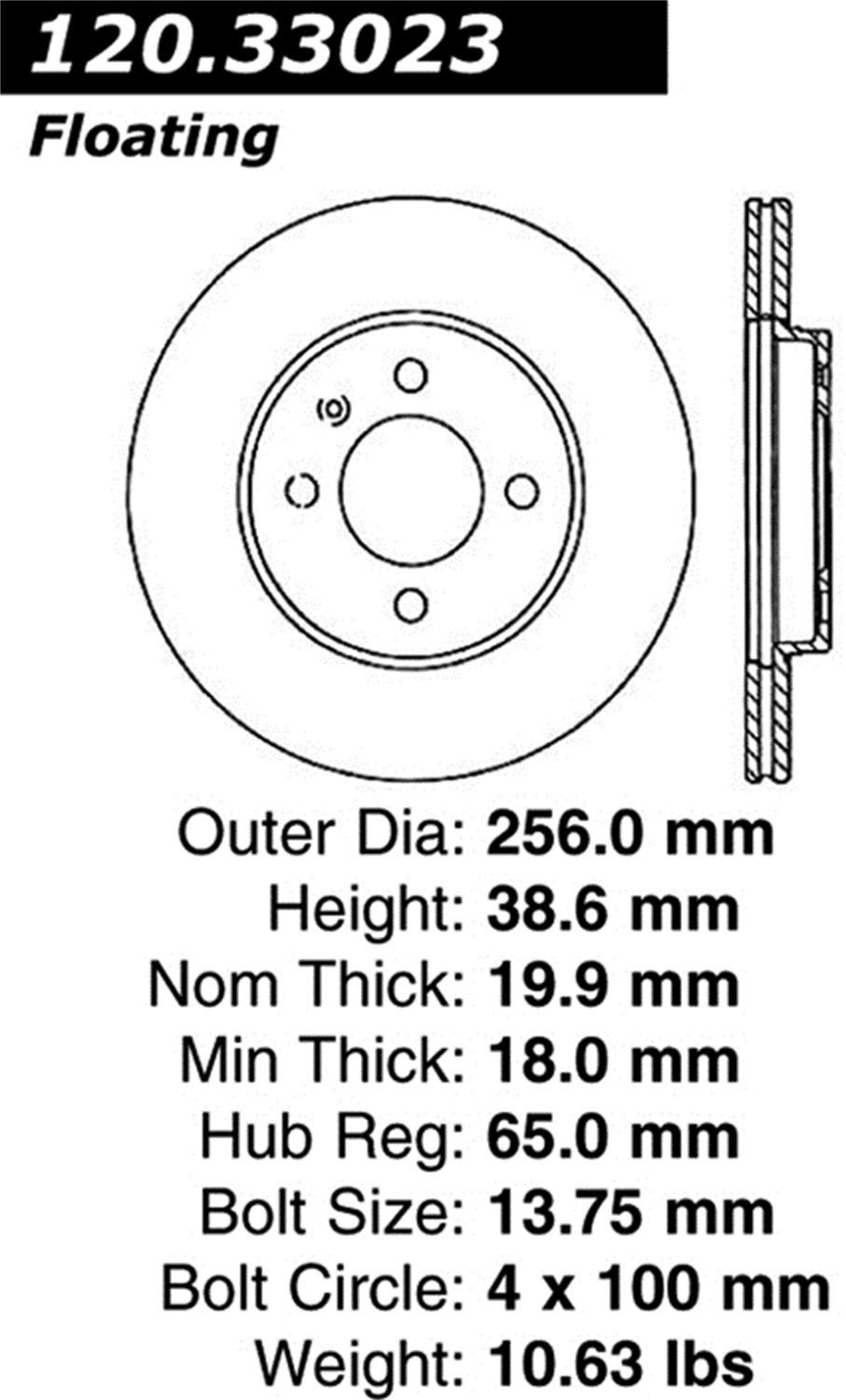 Stoptech 128.33023L Auto Part
