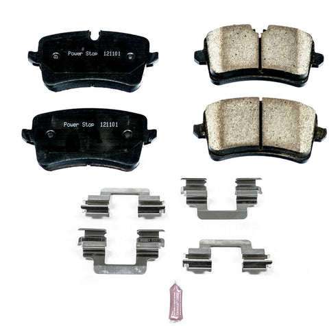 Power Stop 17-1547, Z17 Rear Ceramic Brake Pads with Hardware